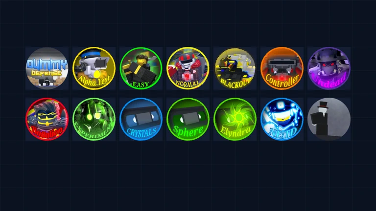 The 14 official Dummy Defense badges